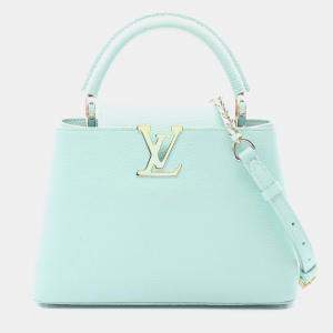 Pre Owned حقيبة لوي فيتون كابوسين بي بي جلد توريلون أزرق توباز