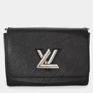 Pre Owned حقيبة لوي فيتون تويست إيبي جلد أسود ٢٠١٦ إم إم