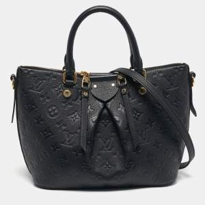 Pre Owned حقيبة لوي فيتون مونوجرام إمبريونت جلد أسود مزارين بي أم