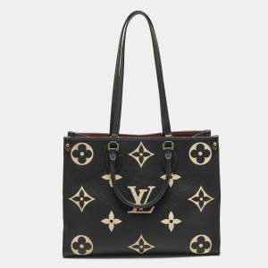 مملوكة مسبقًا Louis Vuitton OnTheGo MM Bicolour Monogram Empreinte Leather Bag
