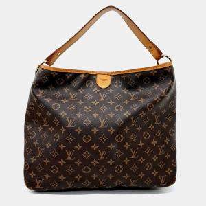 Pre Owned Louis Vuitton Brown PVC Delightful MM
