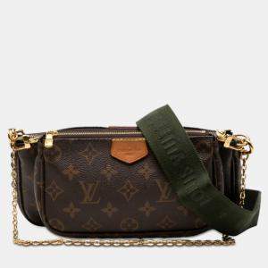 Pre Owned Louis Vuitton Brown Monogram Multi Pochette Accessoires