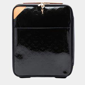 Pre Owned Louis Vuitton Blue Monogram Vernis Pegase 45