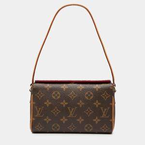 Pre Owned حقيبة ريسيتال مونوغرام بني لوي فيتون
