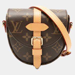Pre Owned Louis Vuitton Brown Monogram Micro Chantilly