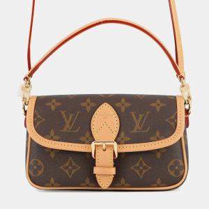 Pre Owned Louis Vuitton Nano Diane Brown Monogram