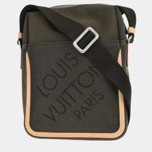 Pre Owned Louis Vuitton Terre Damier Geant Citadin PM Shoulder Bag