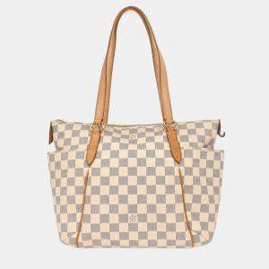 Pre Owned Louis Vuitton Damier Azur Totally PM Tote Bag