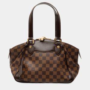 Pre Owned Louis Vuitton Brown Damier Ebene Verona PM