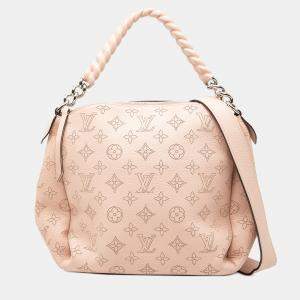 Pre Owned Louis Vuitton Pink Monogram Mahina Babylone Chain BB