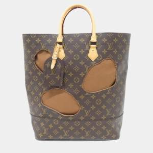 Pre Owned Louis Vuitton Monogram Iconoclast Handbag With Holes