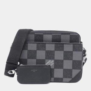 Pre Owned Louis Vuitton Damier Checkerboard Trio Messenger Bag