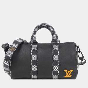 Pre Owned Louis Vuitton Damier Distorted City Keepall Xs Shoulder Bag