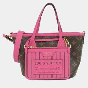 Pre Owned Louis Vuitton Monogram Neverfull Inside Out Bb Handbag