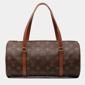 Pre Owned Louis Vuitton Brown Monogram Papillon 30