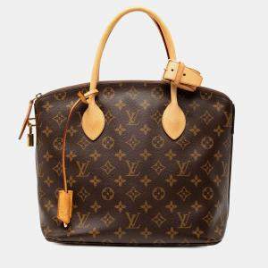 مملوكة مسبقًا Louis Vuitton Brown Monogram Lockit PM