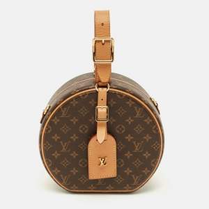 Pre Owned Louis Vuitton Boite Chapeau Petite Monogram Canvas Bag