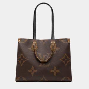 Pre Owned Louis Vuitton Brown Monogram Giant OnTheGo MM