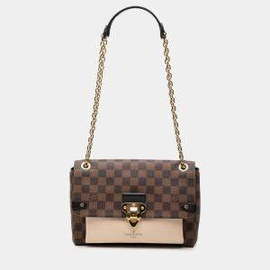 مملوكة مسبقًا Louis Vuitton Brown Damier Ebene Vavin PM
