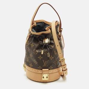 Pre Owned Louis Vuitton Noe Trunk Petit Monogram Canvas Bucket Bag