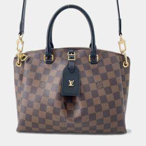 Pre Owned Louis Vuitton Odeon Tote Noir Damier Ebene Canvas Size Pm