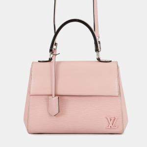 Pre Owned Louis Vuitton Cluny Rose Ballerine Epi Leather Size Bb
