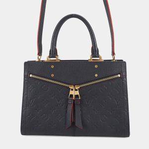 Pre Owned Louis Vuitton Sully Marine Rouge Monogram Empreinte Leather Size PM