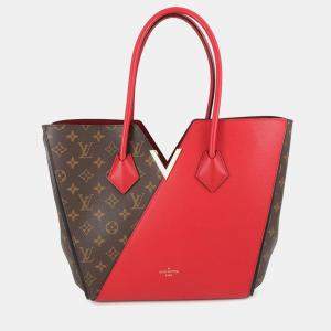 Pre Owned Louis Vuitton Kimono Brown/Cerise Monogram Size MM