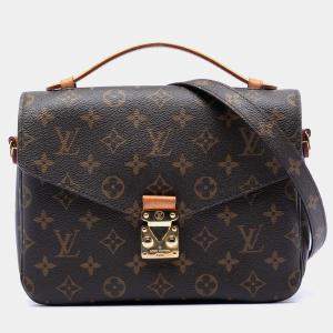 Pre Owned حقيبة لوي فيتون بوستش ميتس مونوجرامية بنية