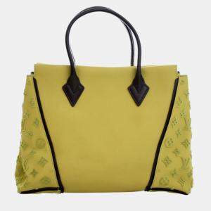 Pre Owned حقيبة لوي فيتون توفتاج فيو كشمير سوداء صفراء PM W توتي