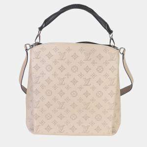 Pre Owned Louis Vuitton Galet Monogram Mahina Babylone w/ Strap & Handle