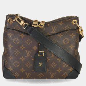 Pre Owned Louis Vuitton Black Monogram Canvas Odeon PM NM