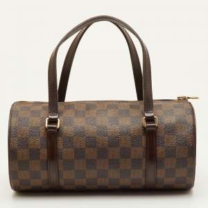 مملوكة مسبقًا حقيبة لويس فويتون بابيلون 26 قماش مونوغرام بني وجلد