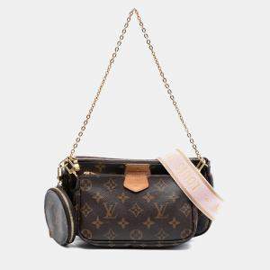مملوكة مسبقًا Louis Vuitton Brown Monogram Multi Pochette Accessoires