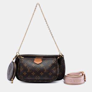 Pre Owned Louis Vuitton Brown Monogram Multi Pochette Accessoires