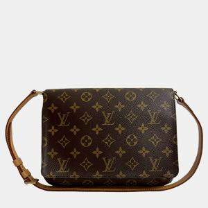 Pre Owned حقيبة حزام قصير مونوجرام بني لوي فيتون موسيت تانجو