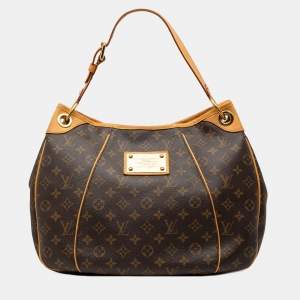 Pre Owned Louis Vuitton Brown Monogram Galliera PM