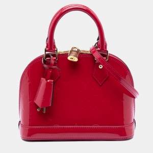 مملوكة مسبقًا Louis Vuitton Pink Monogram Vernis Alma BB