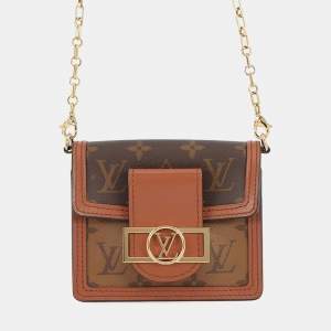 مملوكة مسبقًا Louis Vuitton Pico Dauphine Noir Monogram Monogram Reverse Canvas