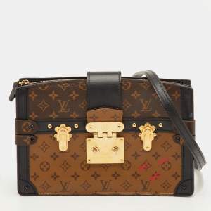 مملوكة مسبقًا Louis Vuitton Trunk Reverse Monogram Canvas Clutch Bag