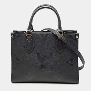 مملوكة مسبقًا Louis Vuitton Black Monogram Empreinte Onthego PM