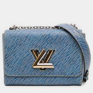 مملوكة مسبقًا Louis Vuitton Blue Epi Denim Twist MM