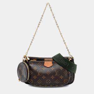 Pre Owned Louis Vuitton Brown Monogram Multi Pochette Accessoires
