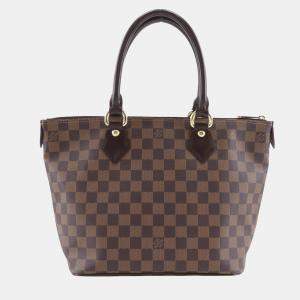 مملوكة مسبقًا Louis Vuitton Brown Damier Ebene Saleya PM
