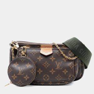 Pre Owned Louis Vuitton Brown Monogram Multi Pochette Accessoires