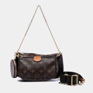 Pre Owned Louis Vuitton Brown Monogram Multi Pochette Accessoires