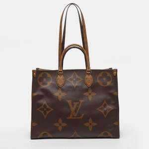 Pre Owned Louis Vuitton OnTheGo GM Monogram Reverse Canvas Bag