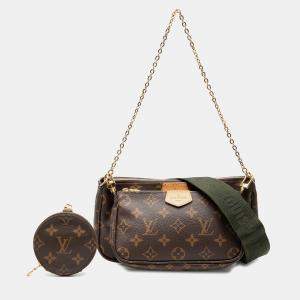 Pre Owned Louis Vuitton Brown Monogram Multi Pochette Accessoires