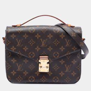 مملوكة مسبقًا حقيبة لويس فيتون بوكيت ميتيس مونوغرام بُني