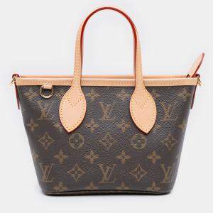 Pre Owned Louis Vuitton Brown Monogram Neverfull BB